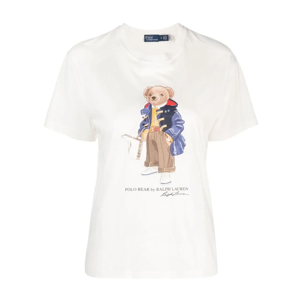 Ralph Lauren Polo Bear T-shirt White Dames