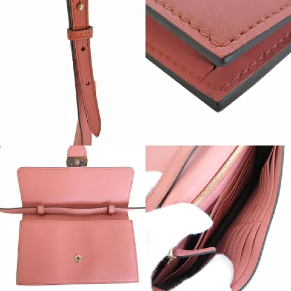 Gucci Vintage Pre-owned Leather gucci-bags Pink Dames