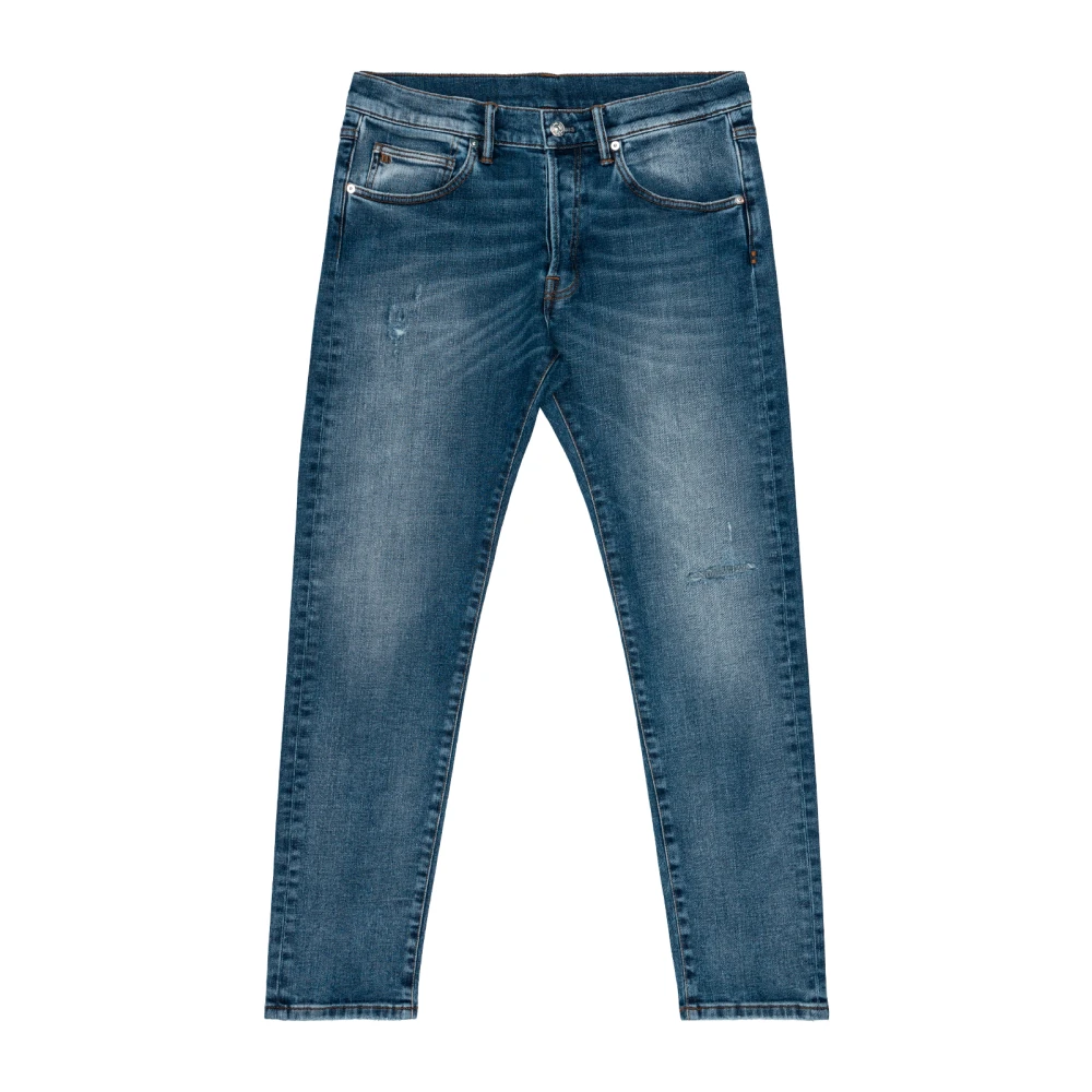 Nine In The Morning Authentieke denim straight leg jeans Blue Heren