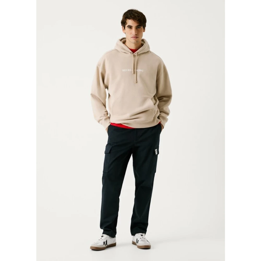 Pepe Jeans Breaking Record Hoodie Beige Heren