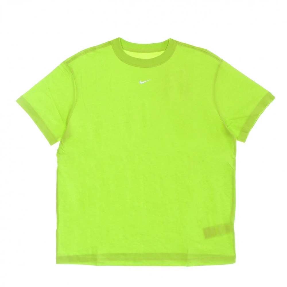 Nike Essentials Tee in Atomic Green White Green Dames
