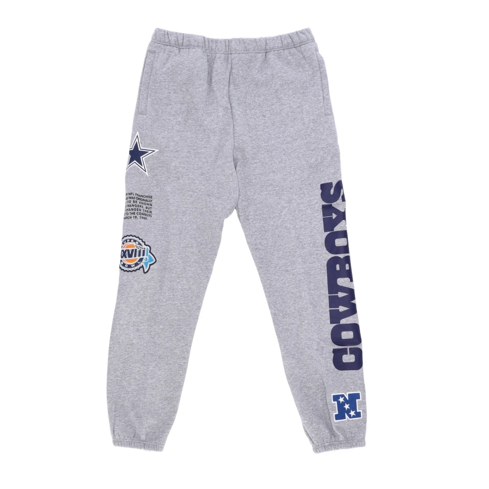 Mitchell & Ness Dallas Mavericks Fleece Trainingsbroek Gray Heren