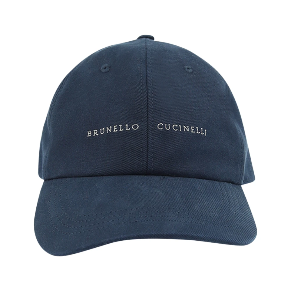 BRUNELLO CUCINELLI Caps Blue Heren