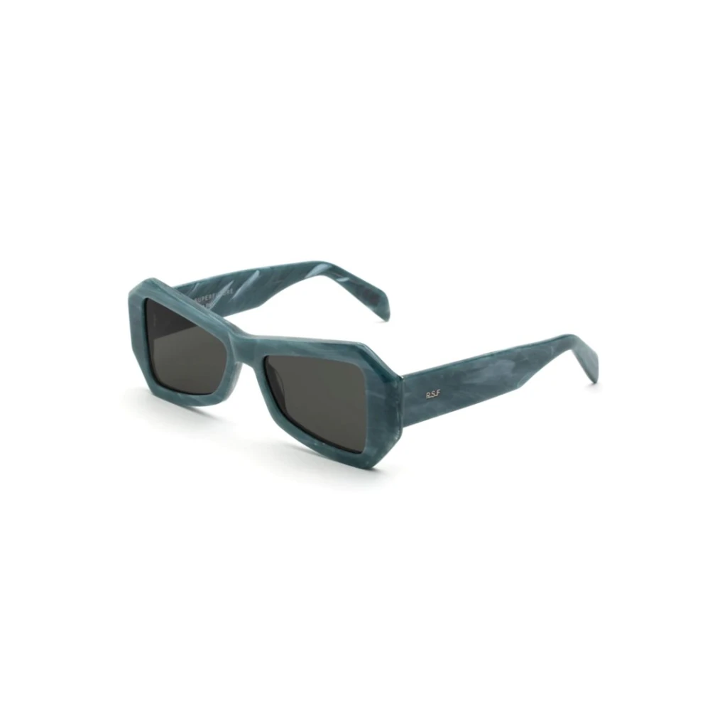 Retrosuperfuture Unisex Blue Marble Temple Sunglasses - Sunglasses - 53 Mm - Accessories