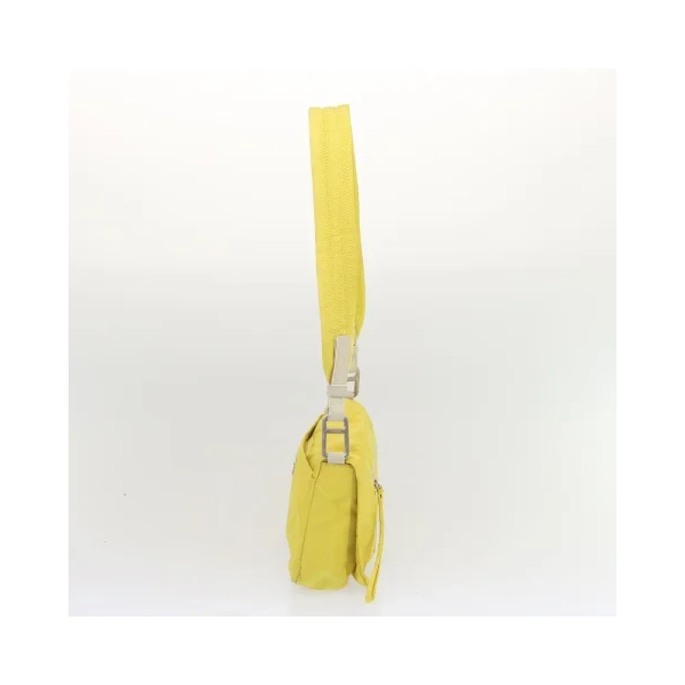 Prada Vintage Pre-owned Nylon prada-bags Yellow Dames