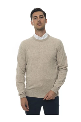 Handgjord Cashmere Rundhalsad Pullover