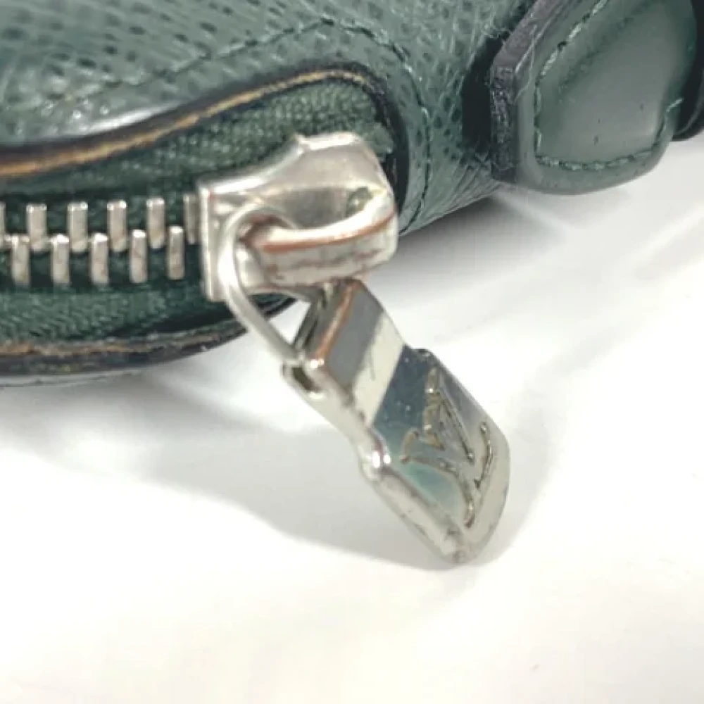 Louis Vuitton Vintage Pre-owned Leather wallets Green Dames