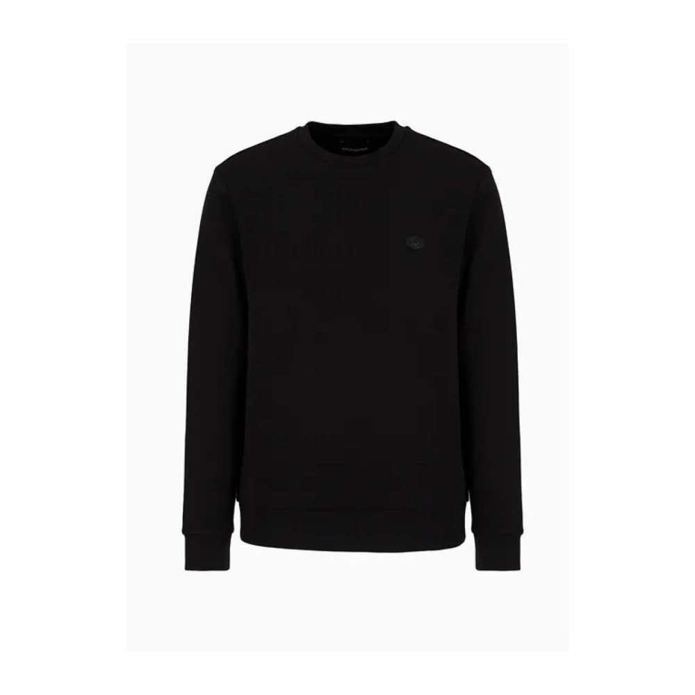 Emporio Armani Men's Black Stylish Sweatshirts And Hoodies Collection