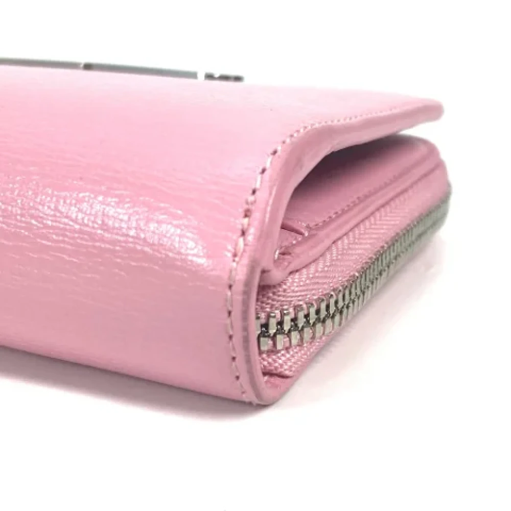 Balenciaga Vintage Pre-owned Leather wallets Pink Dames
