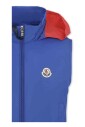 gilet-leger-bleu-avec-capuche-rayee