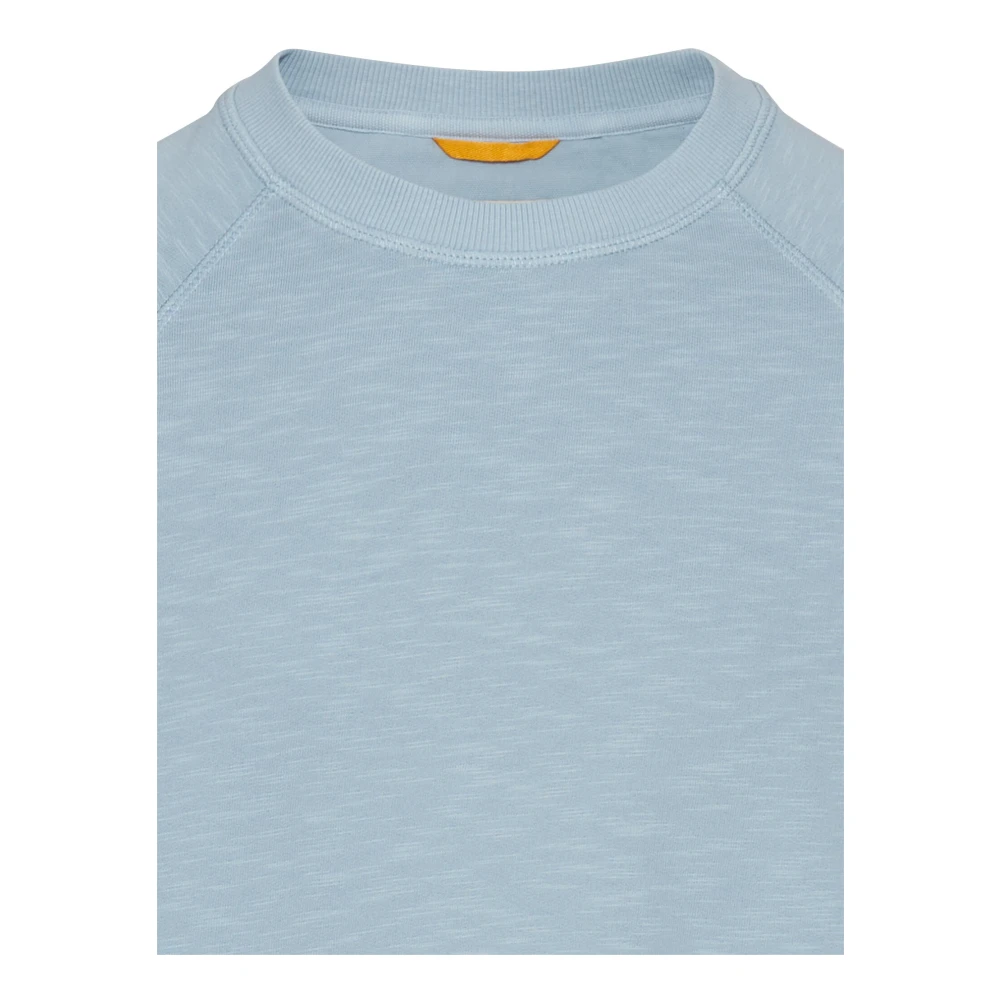 camel active Pu katoenen sweatshirt Blue Heren