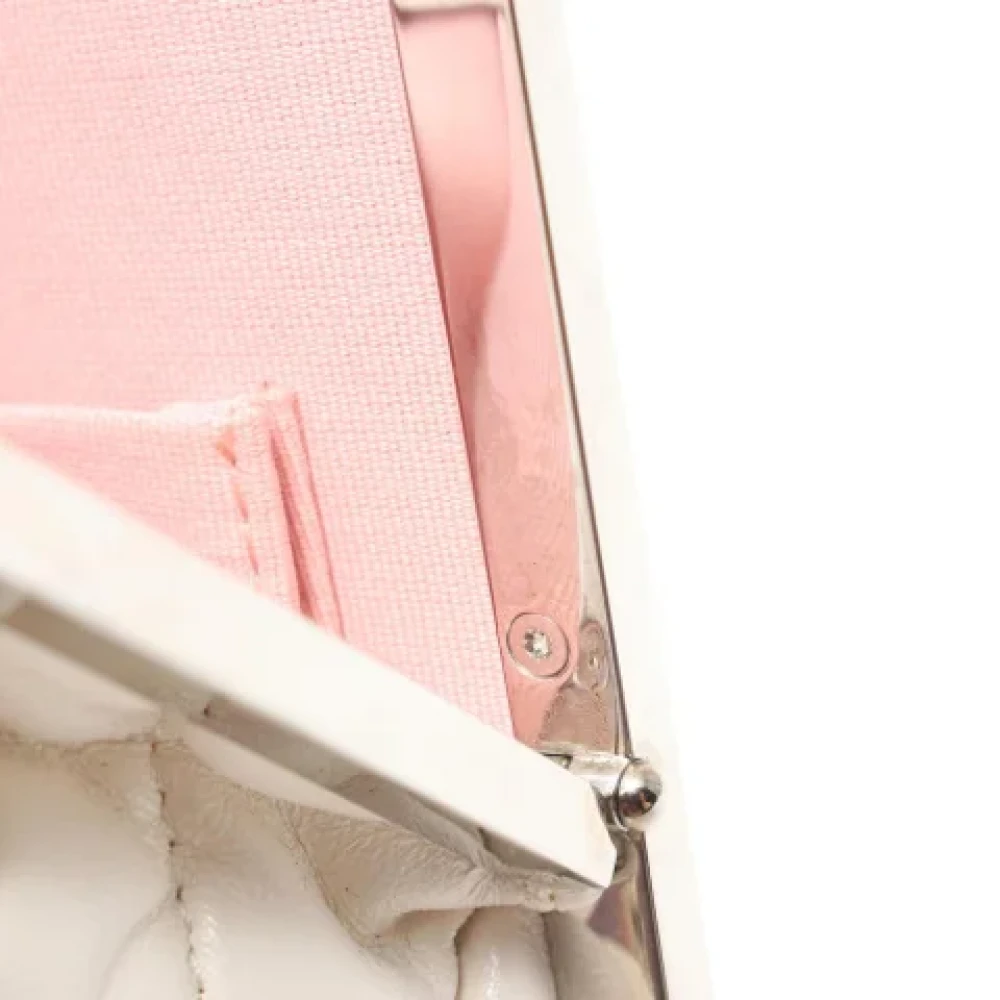 Chanel Vintage Pre-owned Leather chanel-bags White Dames