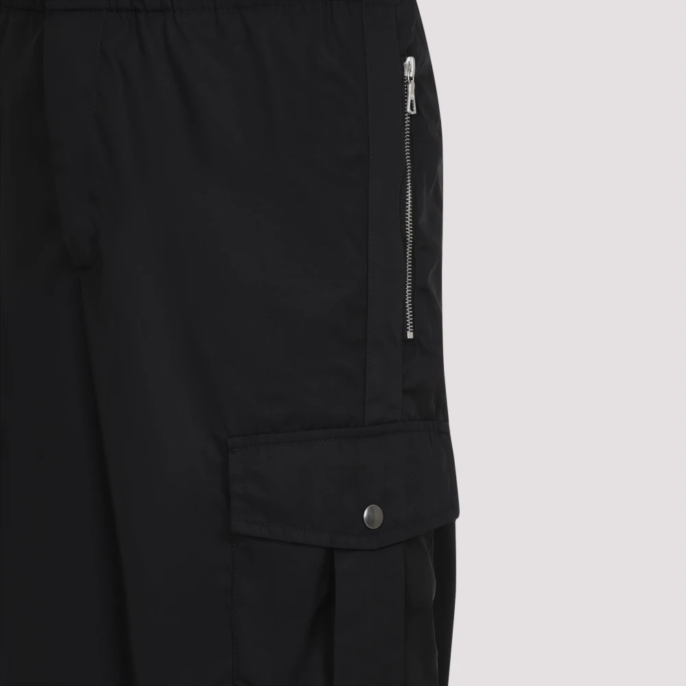 Dries Van Noten Stijlvolle Pebble Broek Black Heren