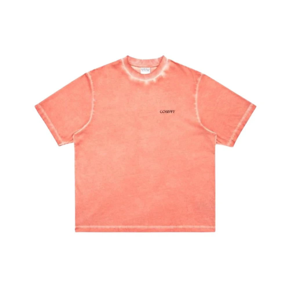 Marcelo Burlon Katoenen T-shirt Red Heren