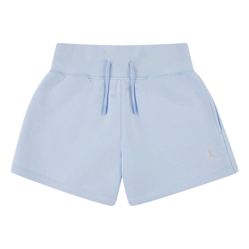 Jordan Girls Blue Brooklyn Fleece Shorts - Shorts - 8 Y - Kids