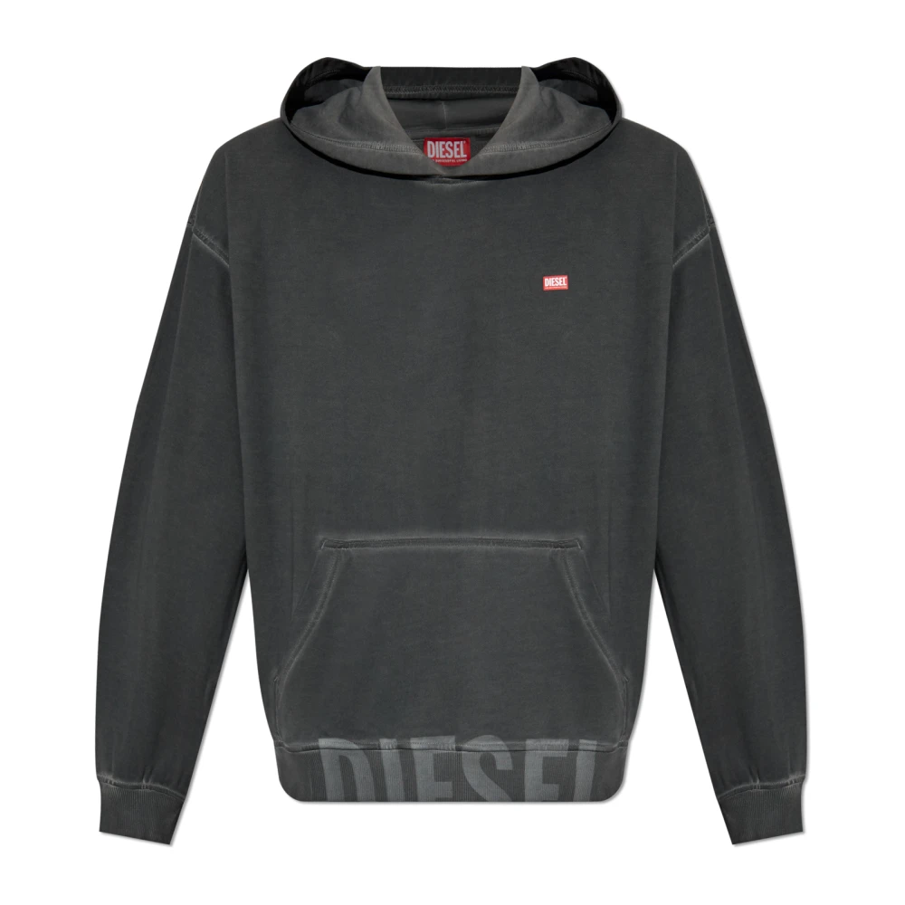 Diesel Grå Sweatshirts & Hoodies