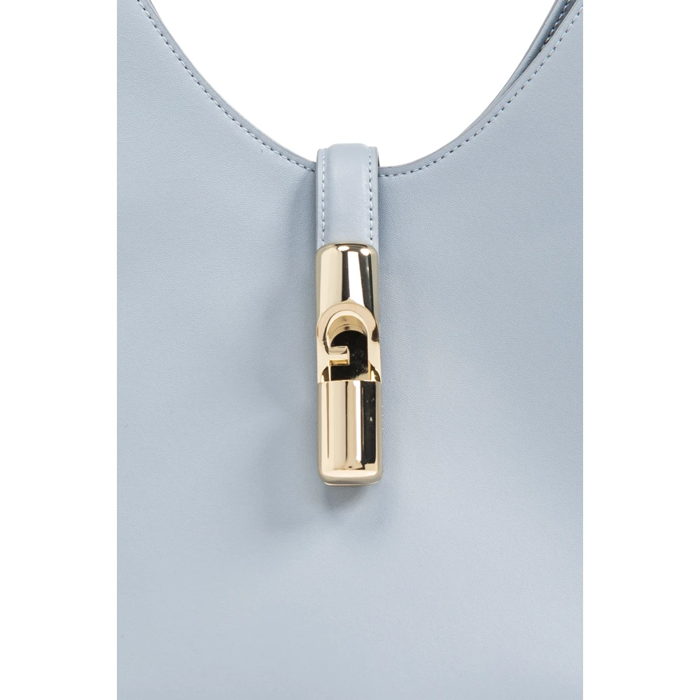 Furla Tas 'Goccia Medium Hobo' Blue Dames