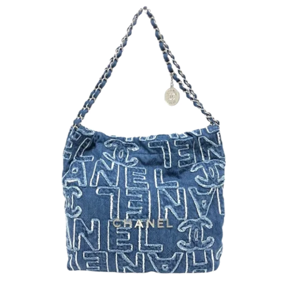 Chanel Vintage Pre-owned Denim chanel-bags Blue Dames