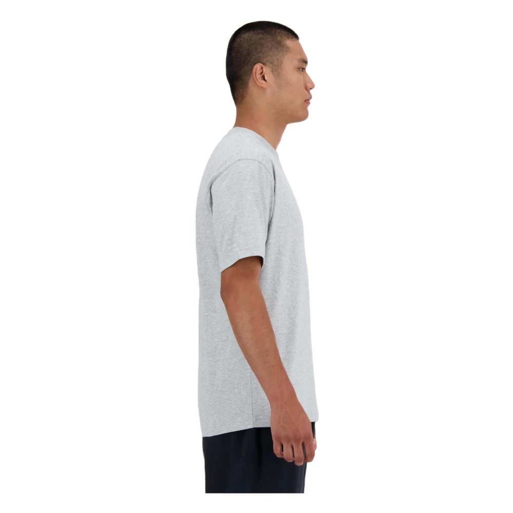 New Balance Klein Logo T-shirt Gray Heren
