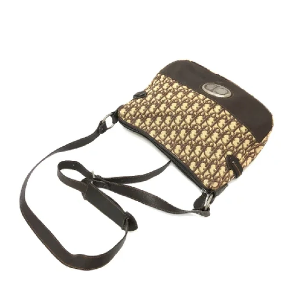 Dior Vintage Pre-owned Fabric dior-bags Brown Dames
