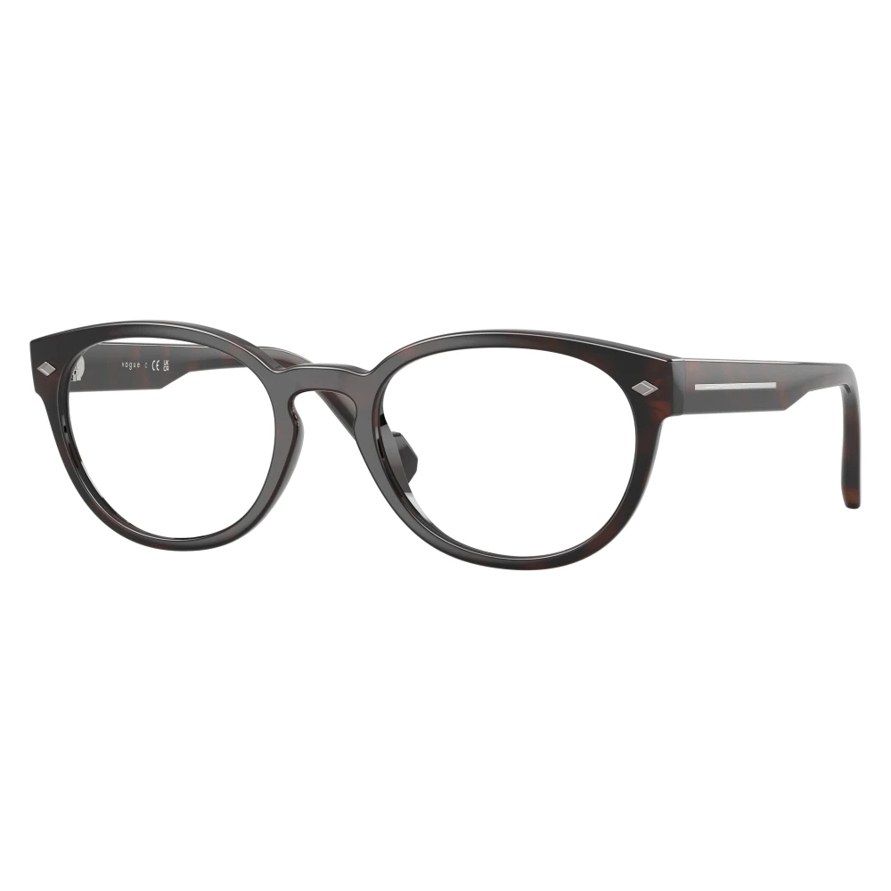 Vogue Eyewear Brown Vo5756 2386 Man Optical Frames Nylon Transparent Pantos Normal - Image 2