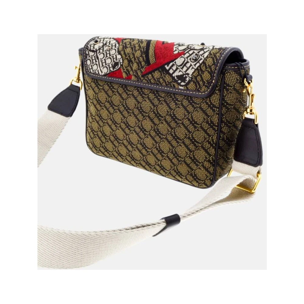 Carolina Herrera Canvas Crossbody Tas met Teddybeer Print Multicolor Dames