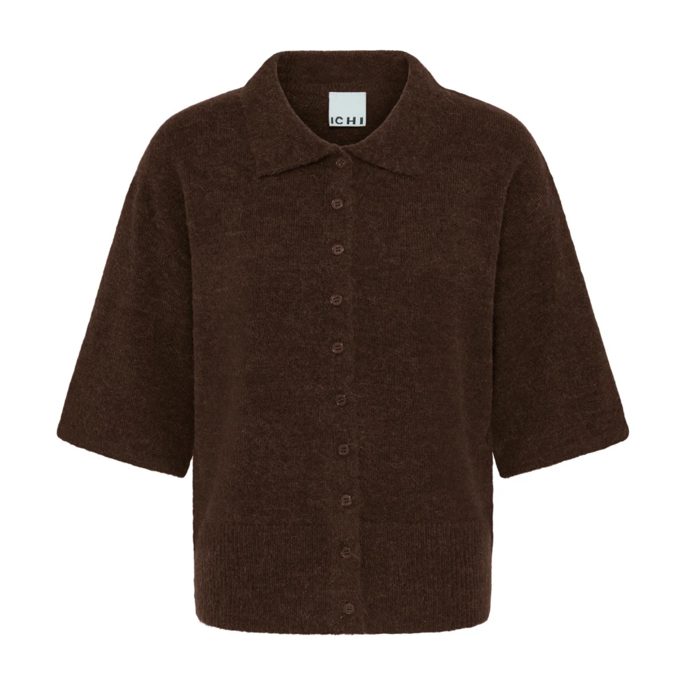 Ichi Donna Marron Cardigan Da Kamara 2 - Immagine 2