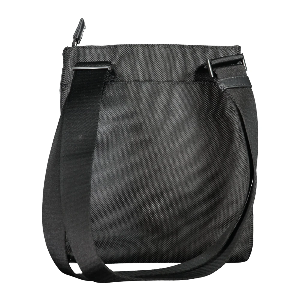 Calvin Klein Zwarte Heren Schoudertas Verstelbare Band Black Heren