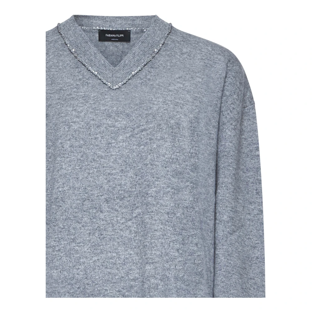 Fabiana Filippi Luxe Sweaters Collectie Gray Dames
