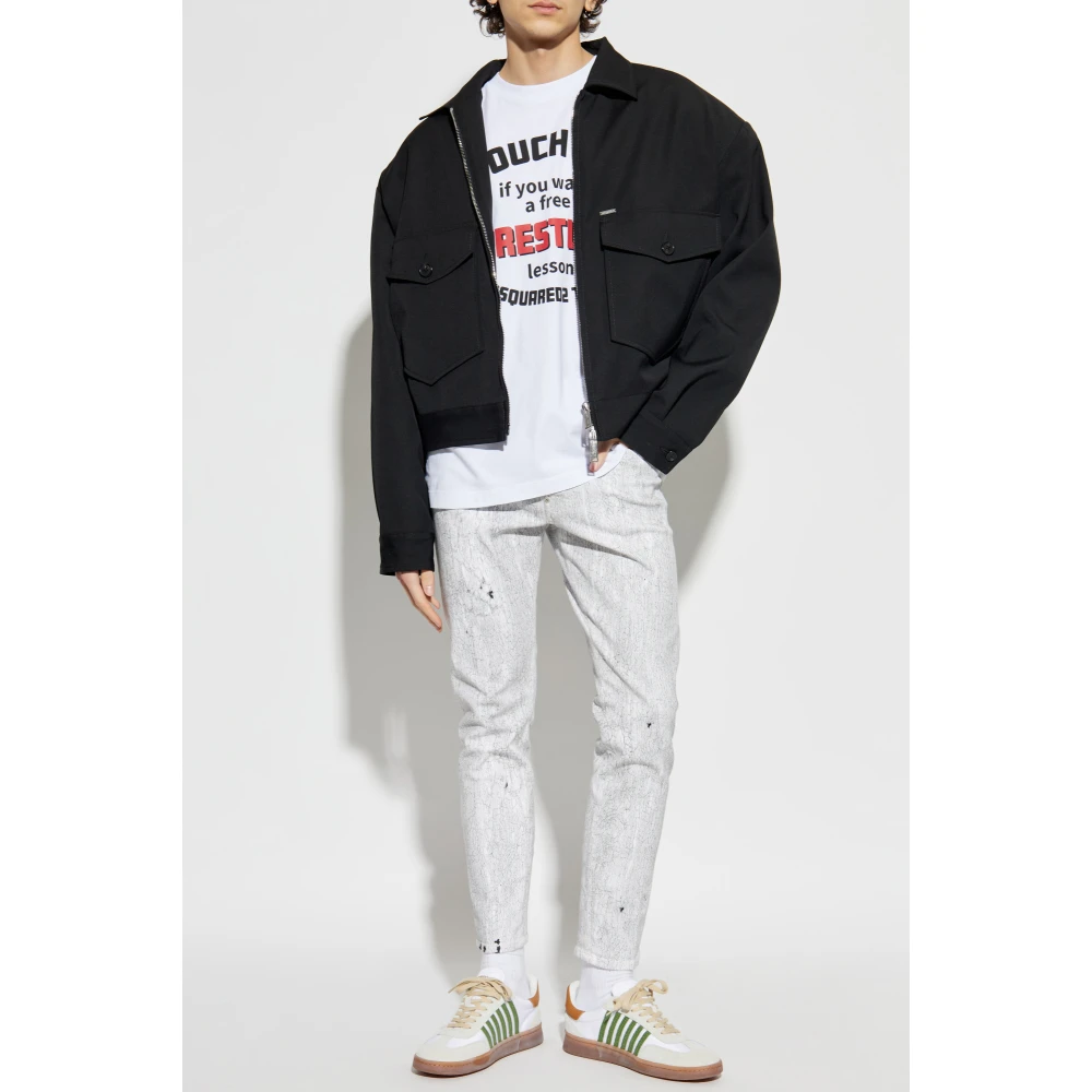 Dsquared2 Jeans Skater White Heren