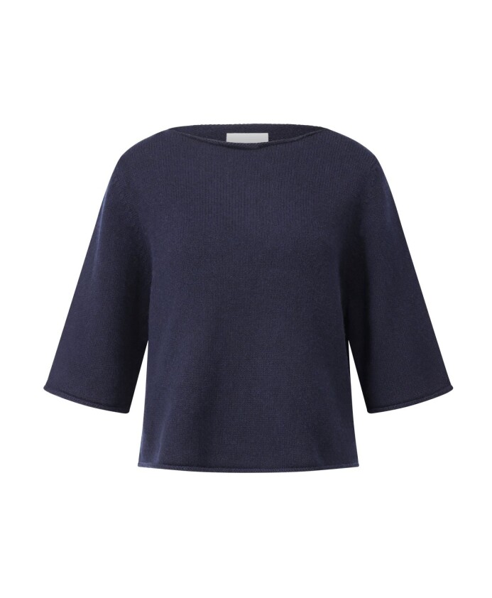 pullover-en-cachemire-3-4-de-manche