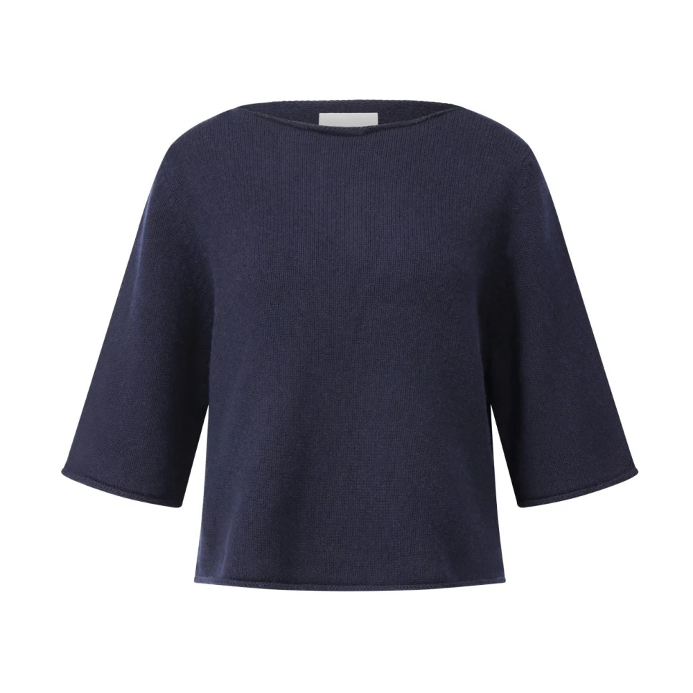 allude Cashmere 3 4 Mouwltrui Blue Dames