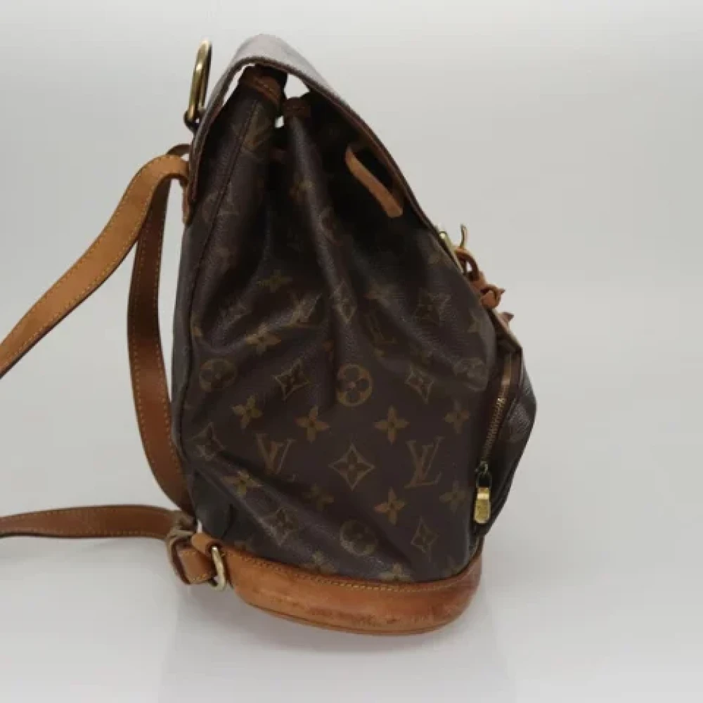 Louis Vuitton Vintage Pre-owned Canvas backpacks Brown Dames