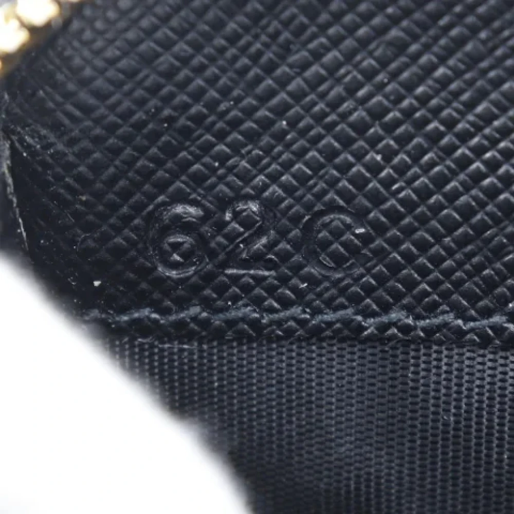 Prada Vintage Pre-owned Fabric wallets Black Dames