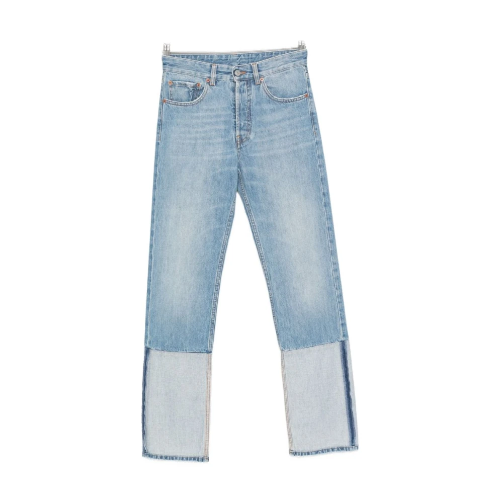 Mm6 Maison Margiela Jeans Light Blue - Female - Straight Fit Jeans - Blue - W27 - Jeans