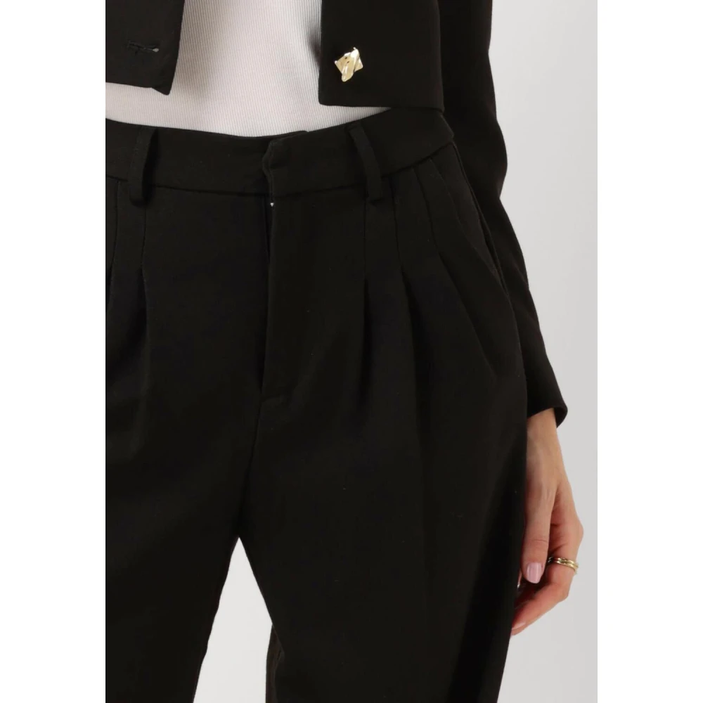 Notre-v Elegante Zwarte Pantalon voor Vrouwen Black Dames