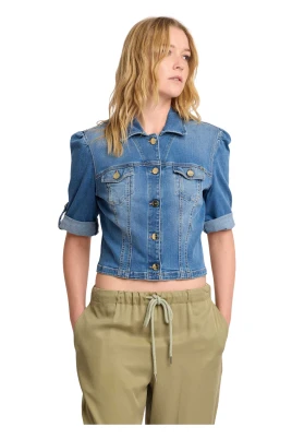 Giubbino Denim Crop