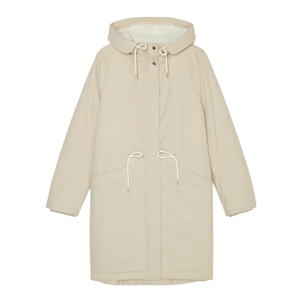 Marc O'Polo Relaxte capuchon parka Beige Dames