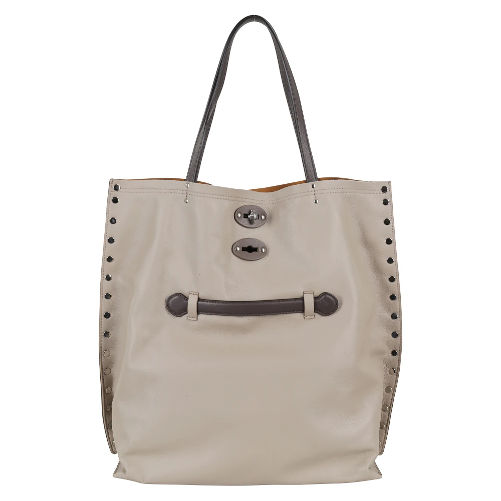 Zanellato Stijlvolle Saeta Crossbody Tas Gray Dames