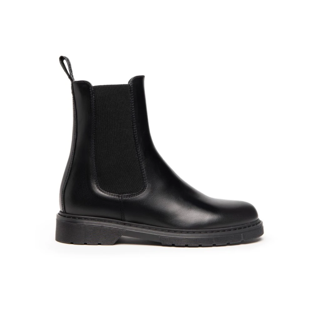 Nerogiardini Black Chelsea Boots, Female, 3 Uk, Chelsea Leather Ankle Boots