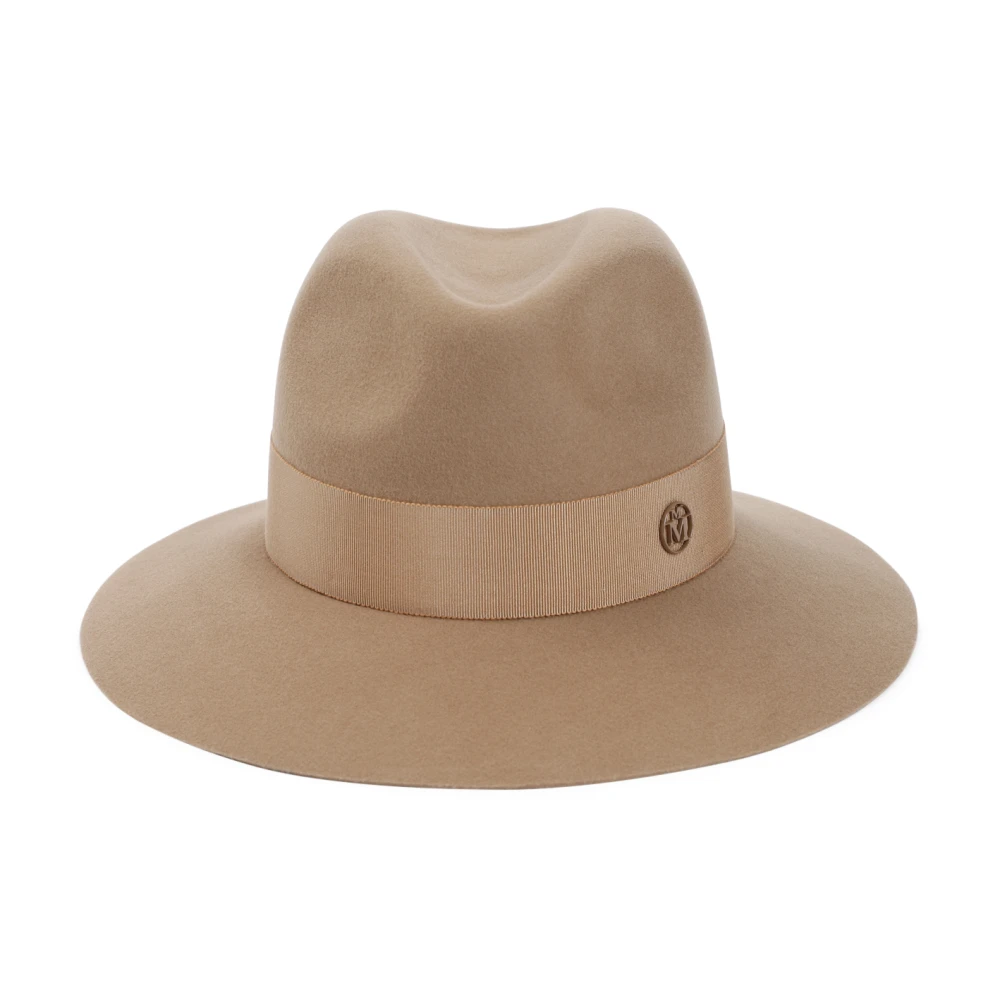 Maison Michel Bruine Hoeden Petten voor Vrouwen Beige Dames