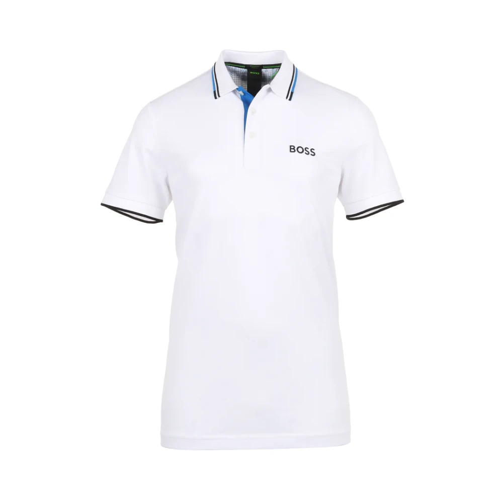 Hugo Boss Gestreept poloshirt met S.Café stof Beige Heren