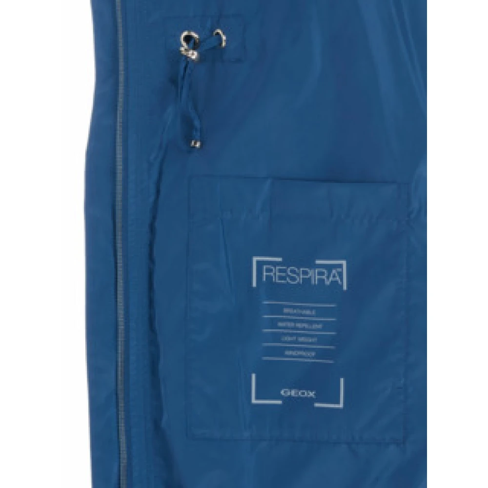 Geox Stijlvolle Jas Blue Dames