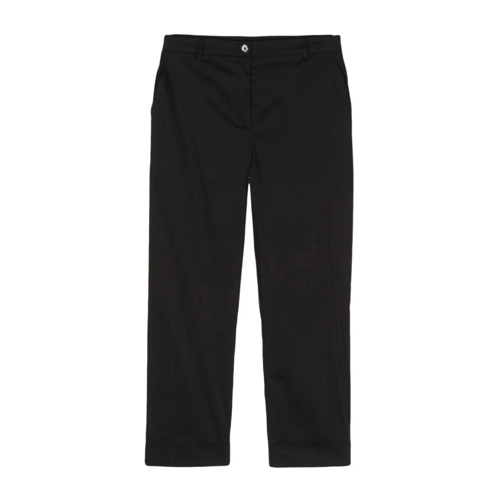 PATRIZIA PEPE Klassieke Chino Broek Black Dames