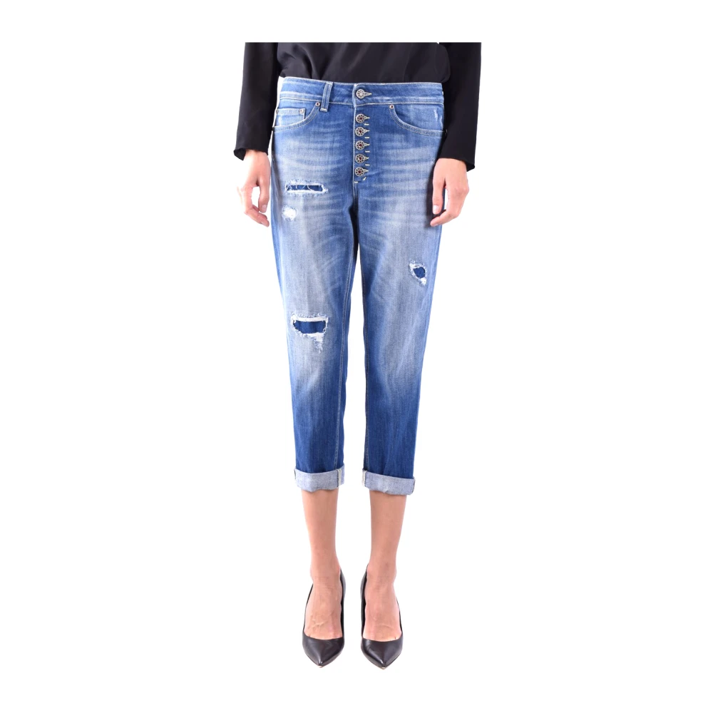 Dondup Stijlvolle Denim Broek Aw21 Blue Dames