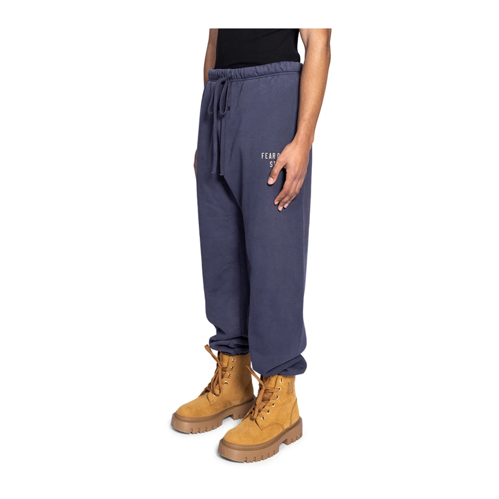 Fear Of God Essentiële Fleece Sweatpant Marine Blue Heren