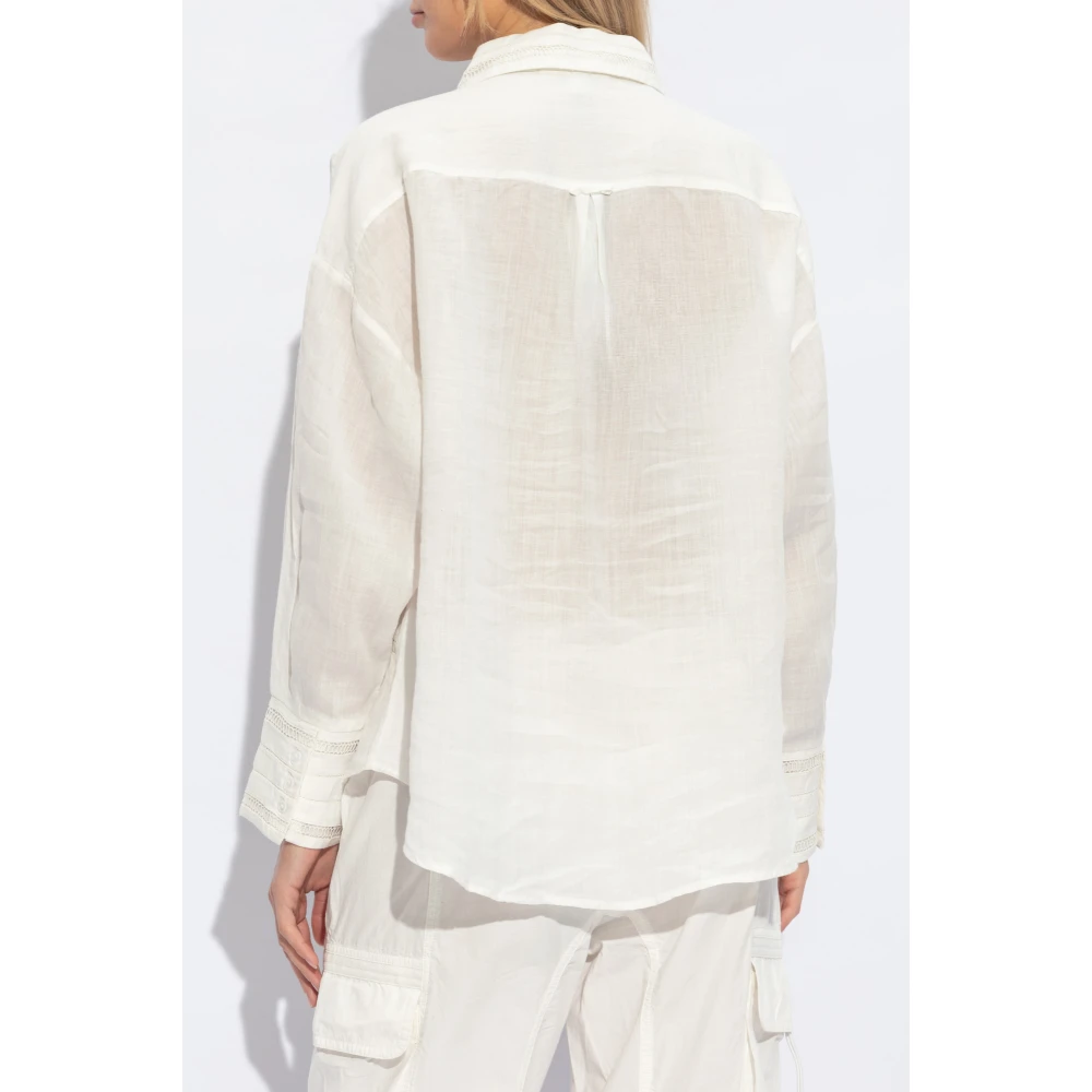 AllSaints Jade Shirt White Dames