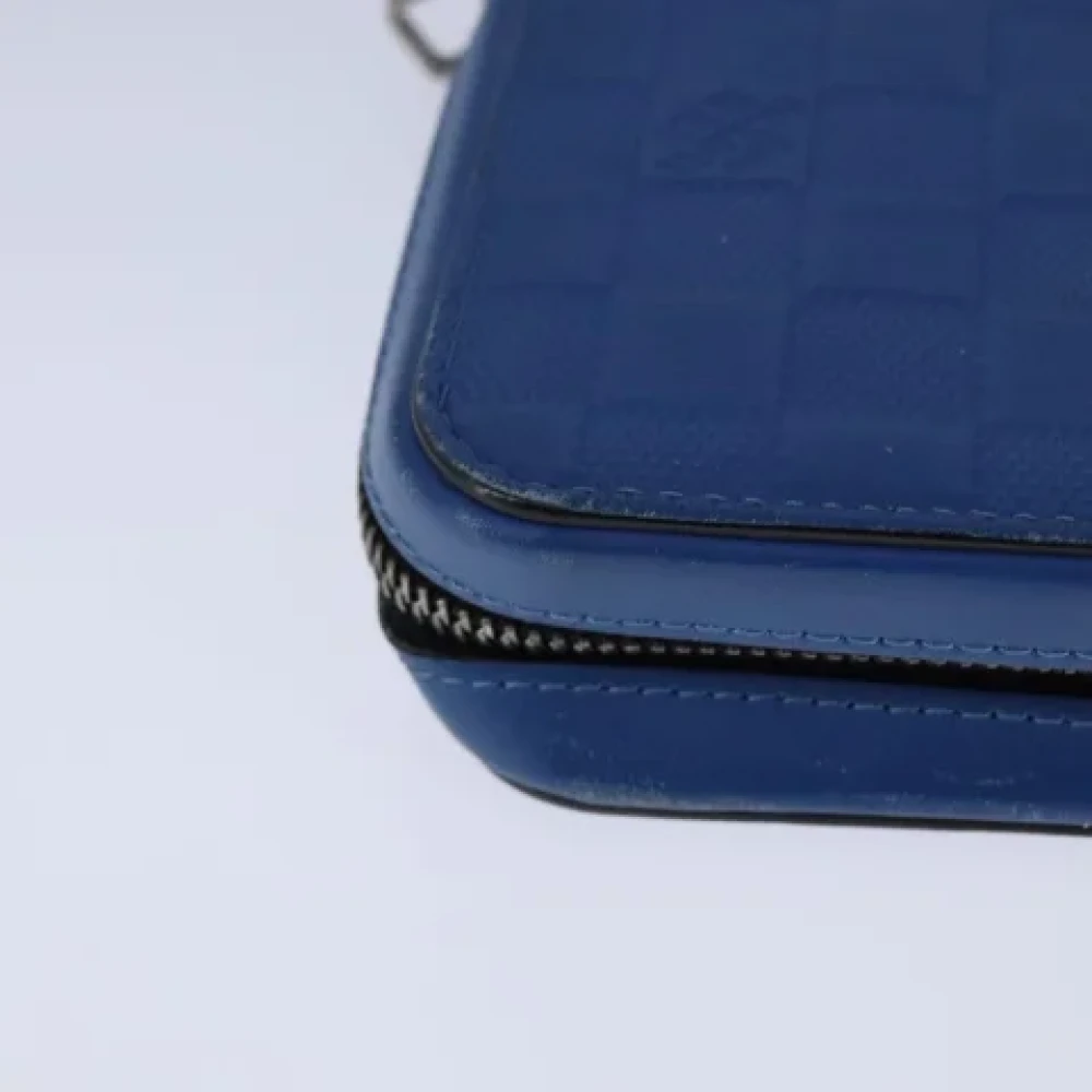Louis Vuitton Vintage Pre-owned Leather clutches Blue Dames