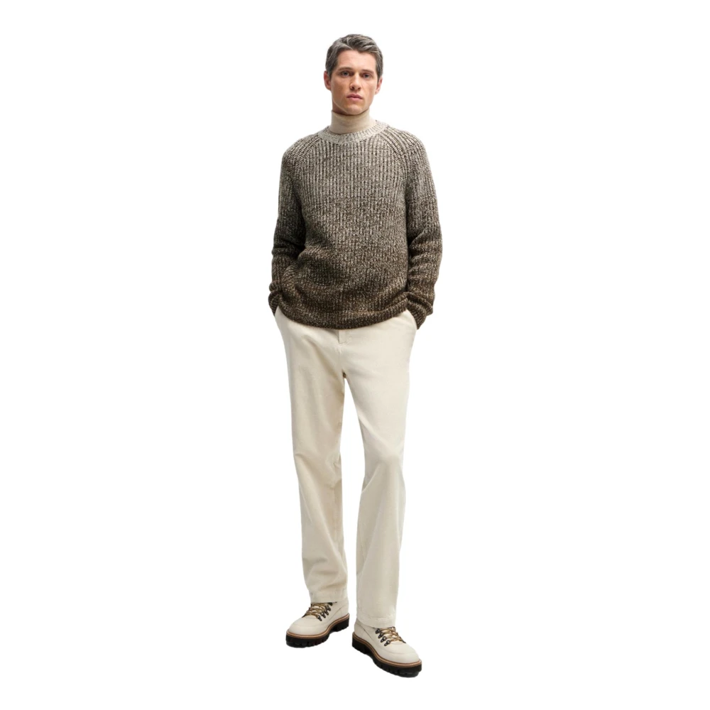 Hugo Boss Regular Fit Multicolor Trui Degrade Gray Heren