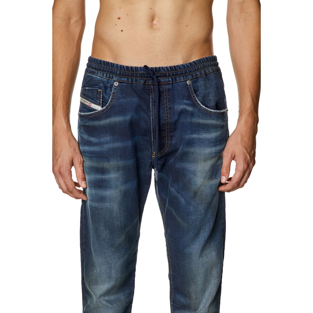 Diesel Tapered 2030 D-Krooley Joggjeans Blue Heren